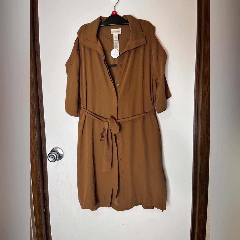 Chico's Buttons Down Dress Sz 0